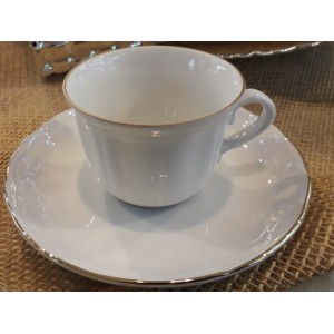 Tazze caffe in porcellana con oro